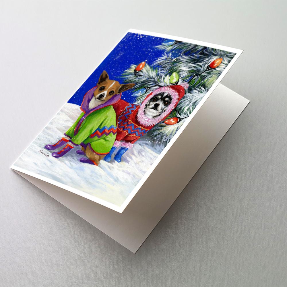 Buy this Chihuahua Christmas Snowflakes Greeting Cards and Envelopes Pack of 8