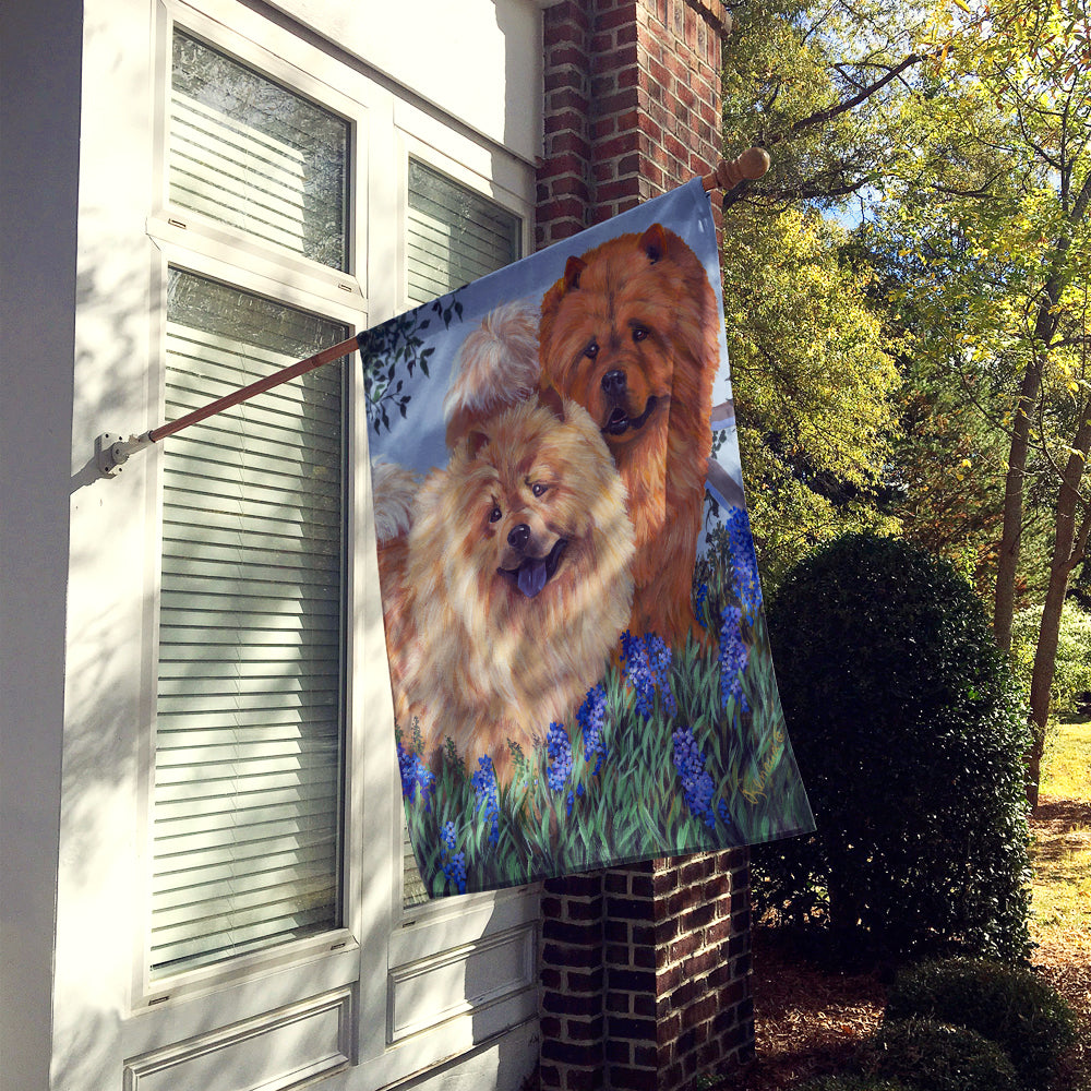 Chow Chow Meadow Flag Canvas House Size PPP3073CHF  the-store.com.