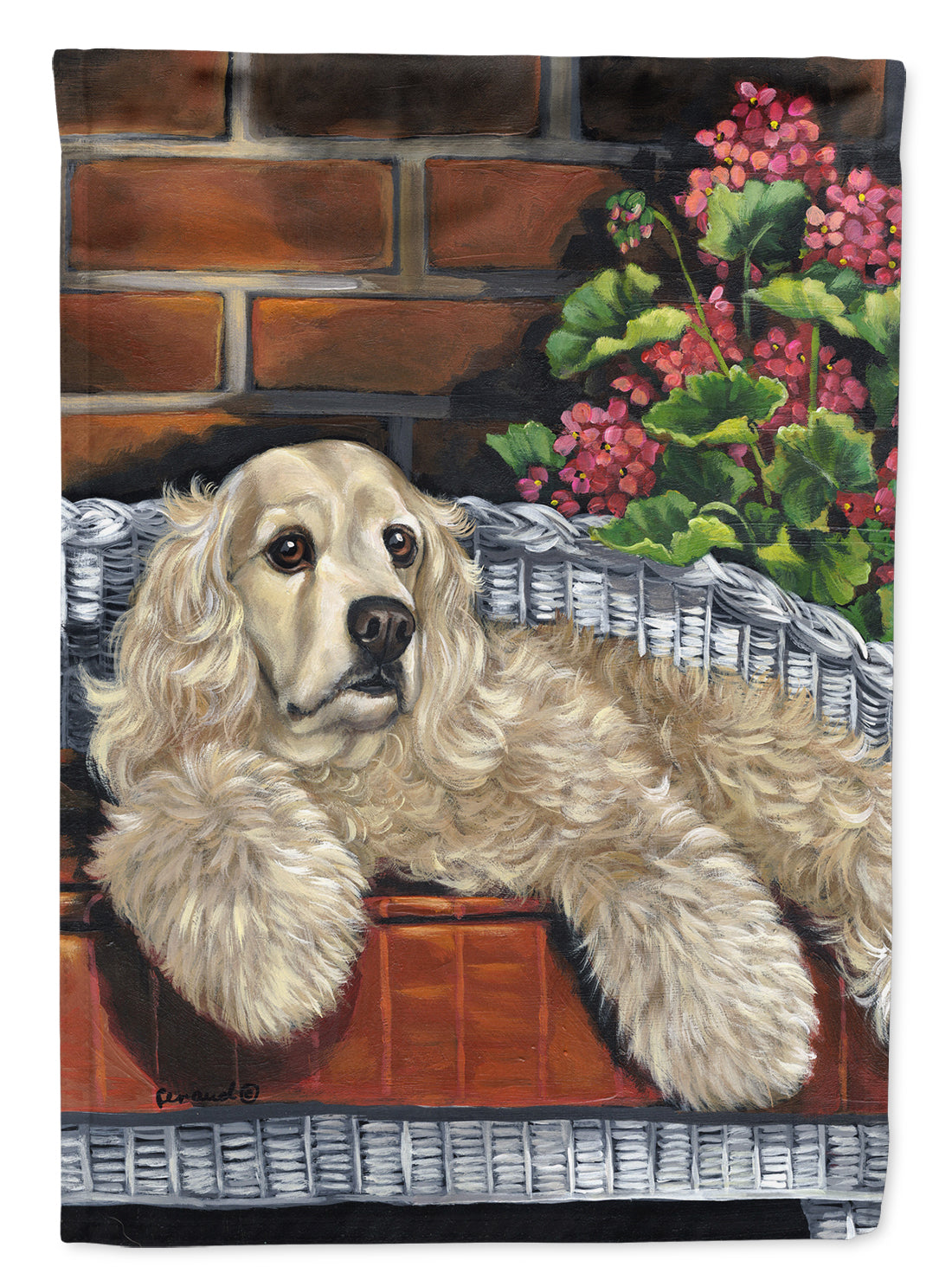 Cocker Spaniel Life is Good Flag Garden Size PPP3074GF  the-store.com.