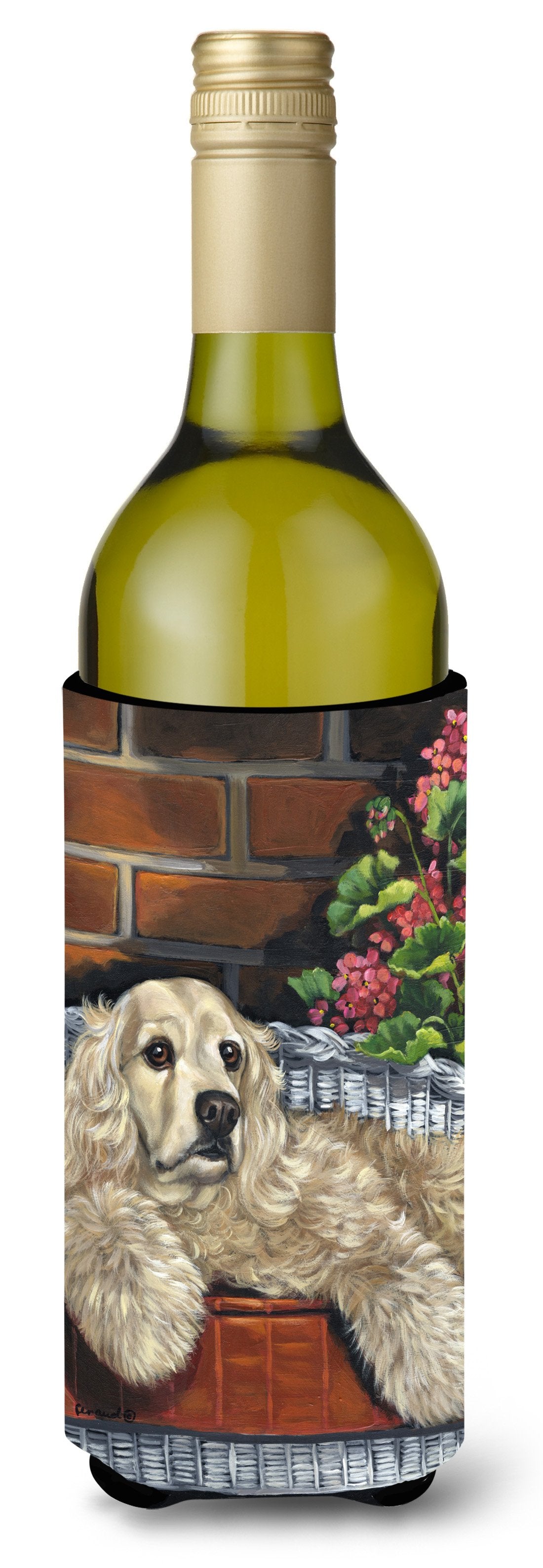 Cocker Spaniel Life is Good Wine Bottle Hugger PPP3074LITERK by Caroline's Treasures