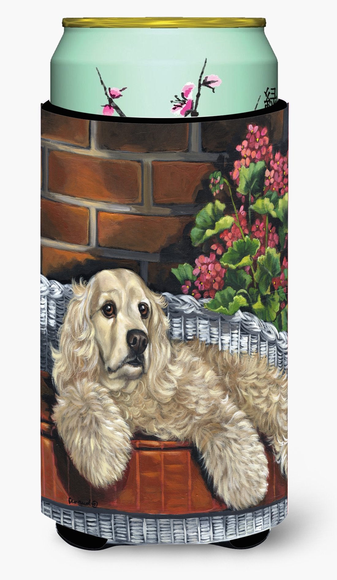 Cocker Spaniel Life is Good Tall Boy Hugger PPP3074TBC by Caroline&#39;s Treasures