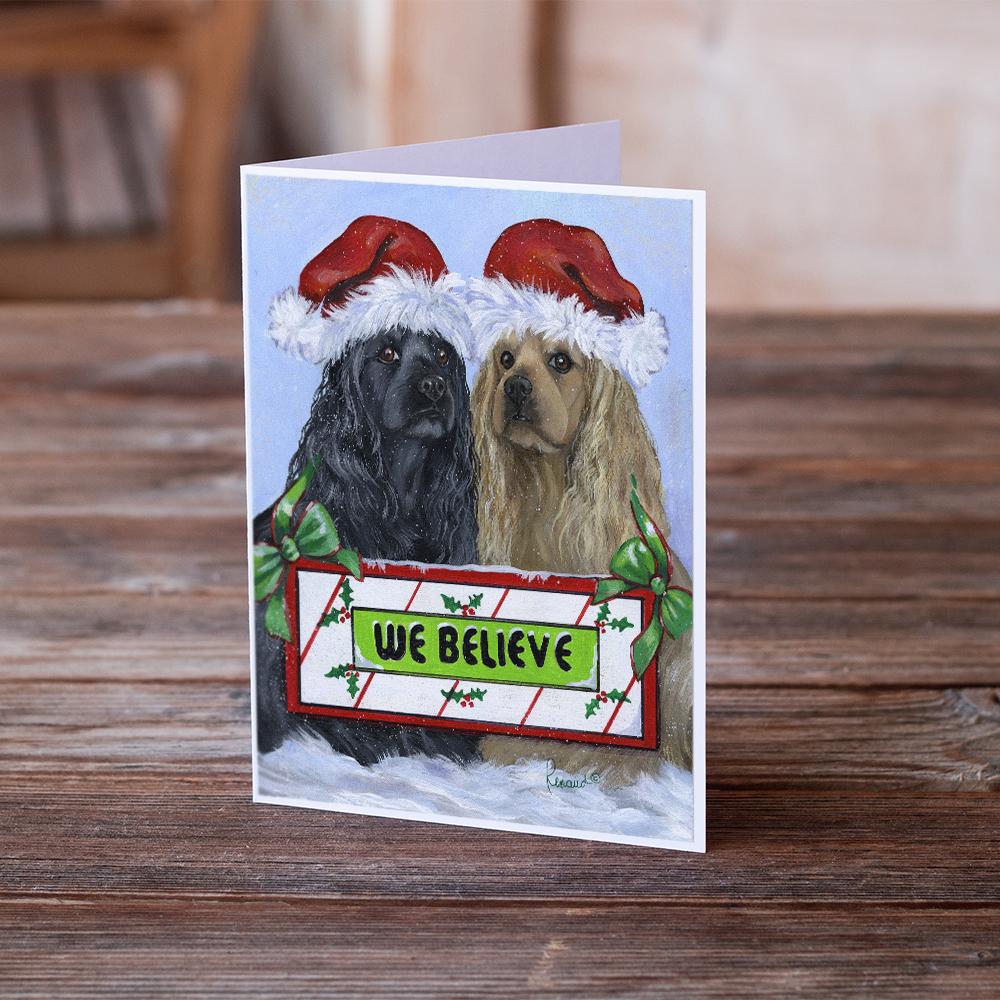 Buy this Cocker Spaniel Christmas Greeting Cards and Envelopes Pack of 8