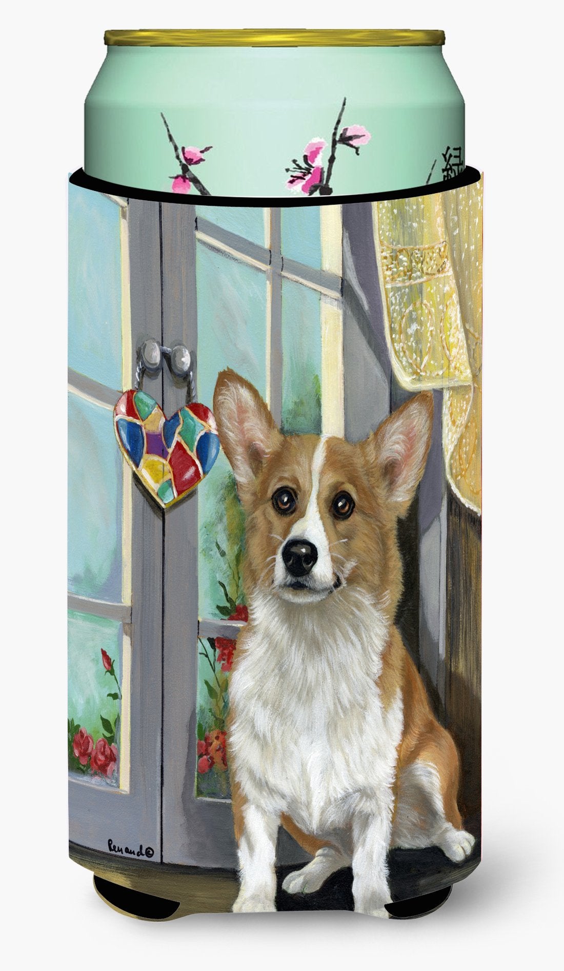 Corgi Suncatcher Tall Boy Hugger PPP3076TBC by Caroline's Treasures