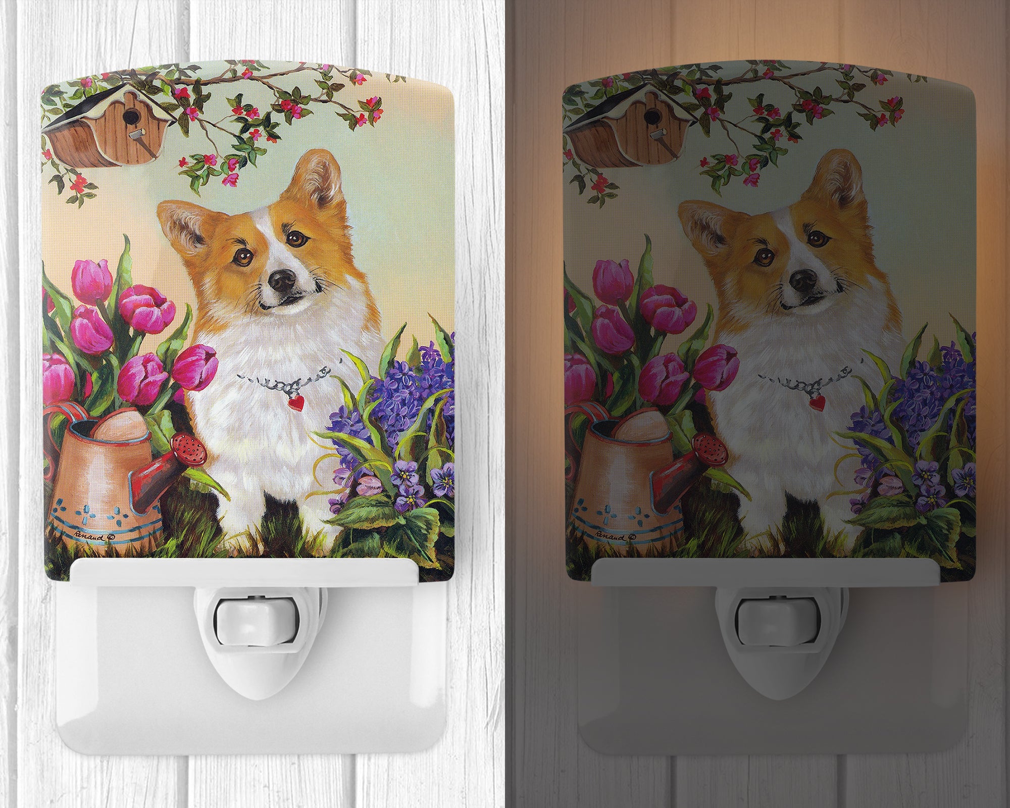 Corgi Sunshine Ceramic Night Light PPP3077CNL - the-store.com