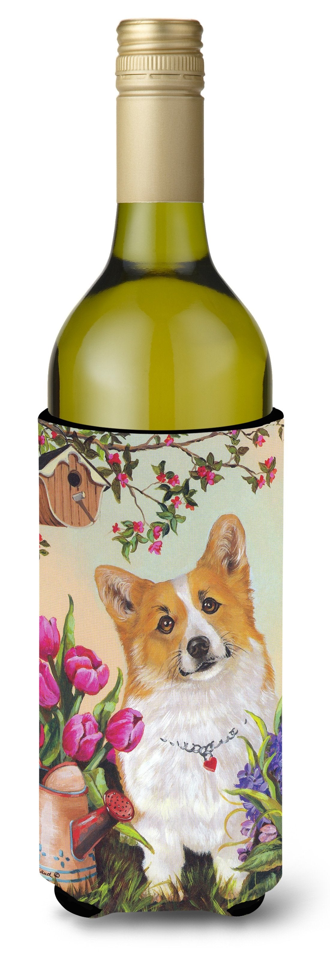 Corgi Sunshine Wine Bottle Hugger PPP3077LITERK by Caroline&#39;s Treasures