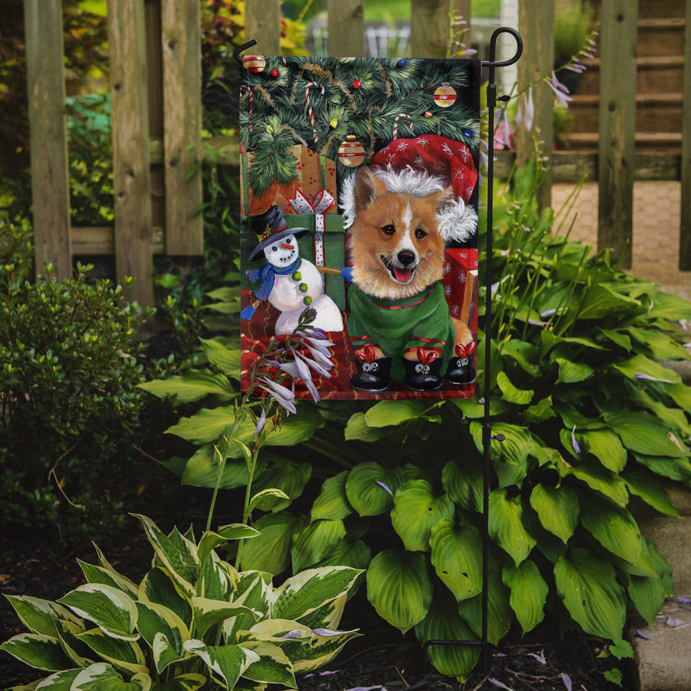 Corgi Under my Christmas Tree Flag Garden Size PPP3078GF  the-store.com.