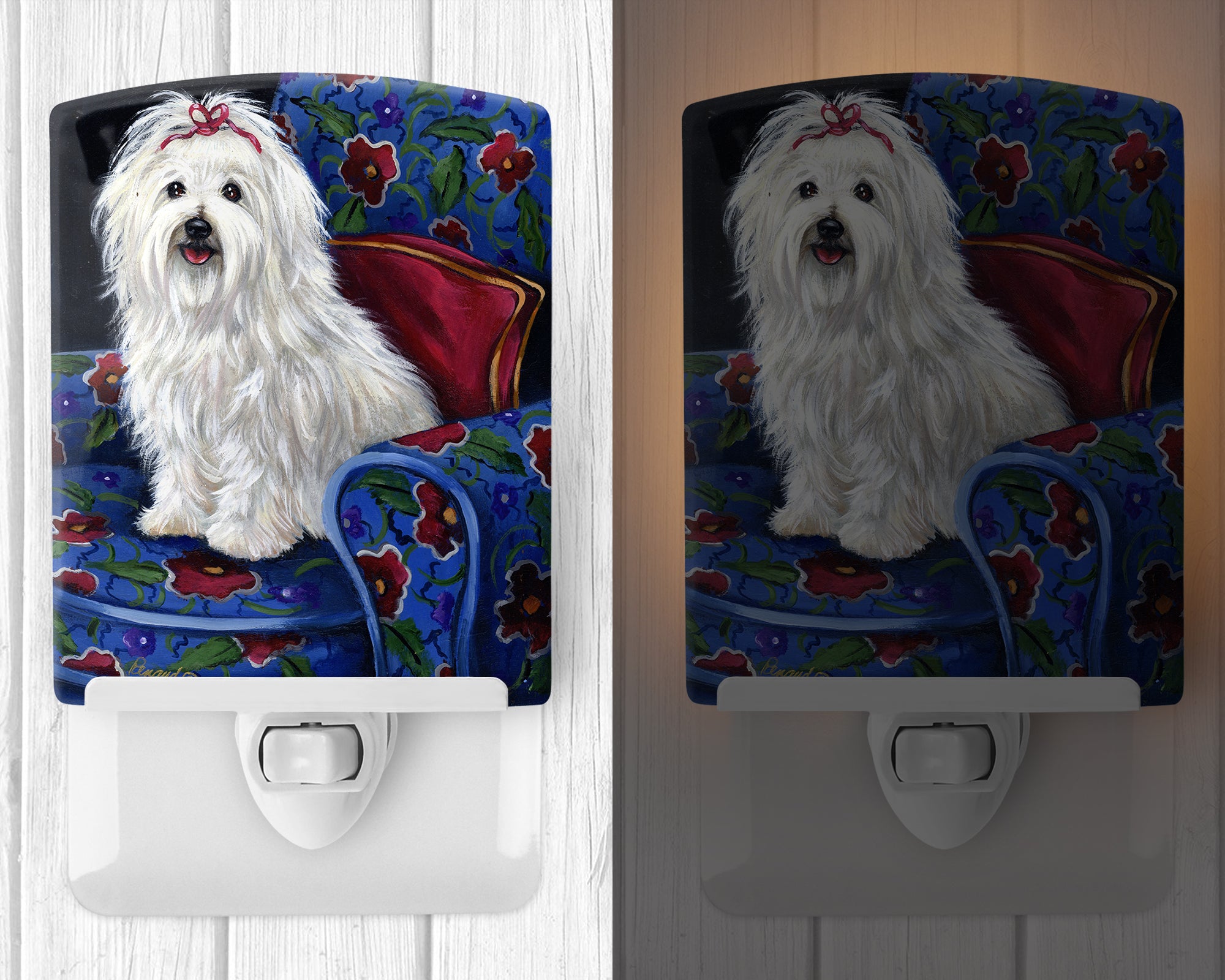 Coton De Tulear Royalty Ceramic Night Light PPP3079CNL - the-store.com