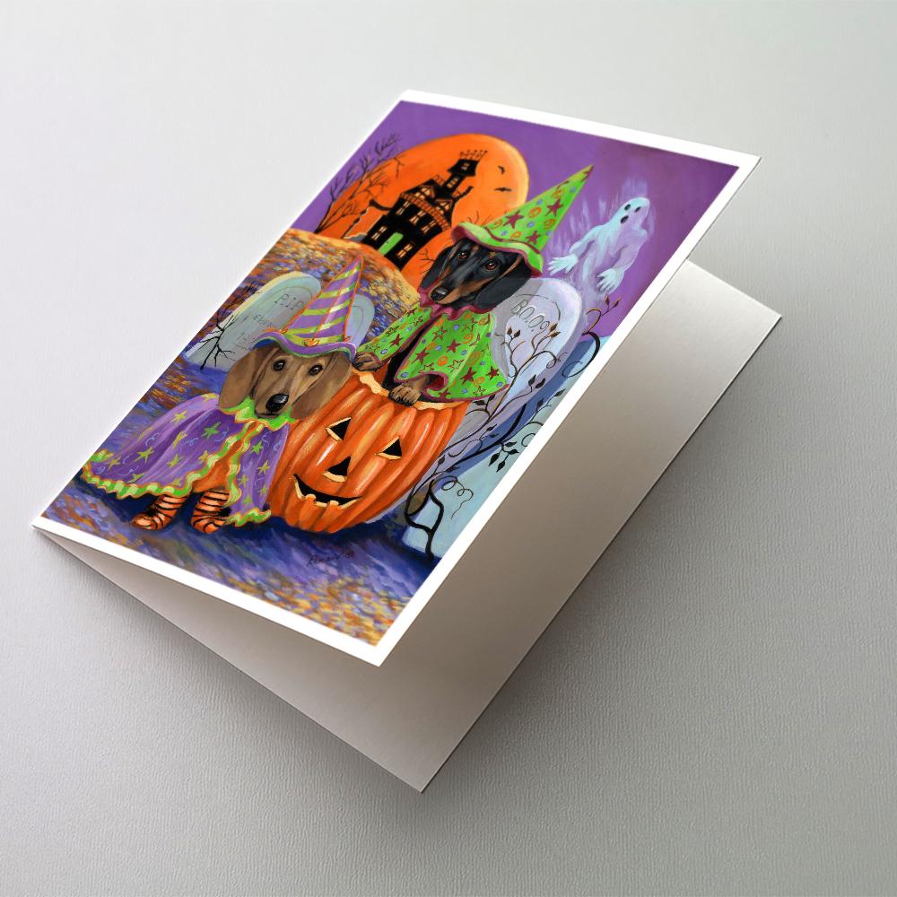 Buy this Dachshund Halloween Haunted House Greeting Cards and Envelopes Pack of 8