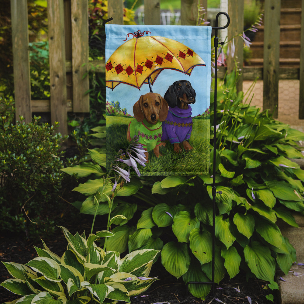 Dachshund Hot Doggies Flag Garden Size PPP3084GF  the-store.com.