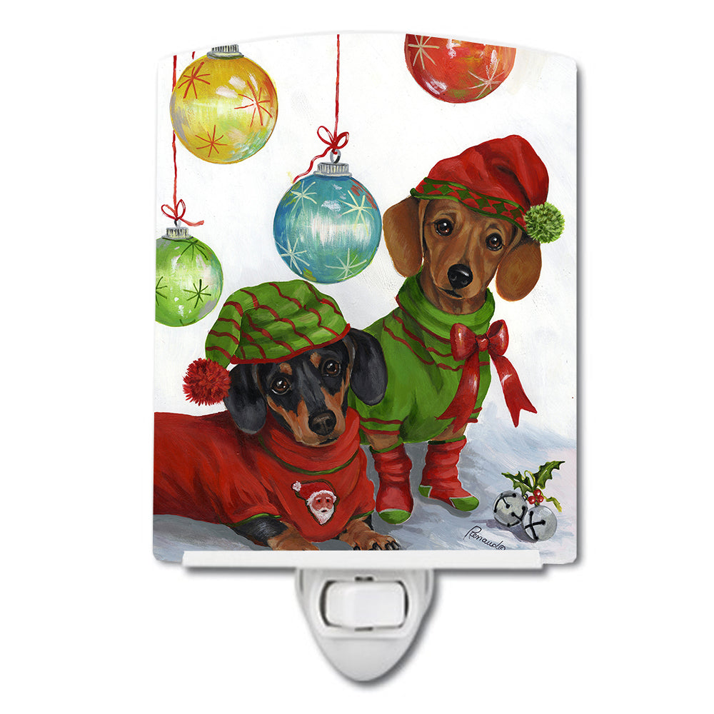 Dachshund Christmas Jingle Ceramic Night Light PPP3085CNL - the-store.com