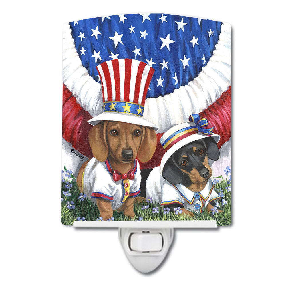 Dachshund USA Ceramic Night Light PPP3088CNL - the-store.com