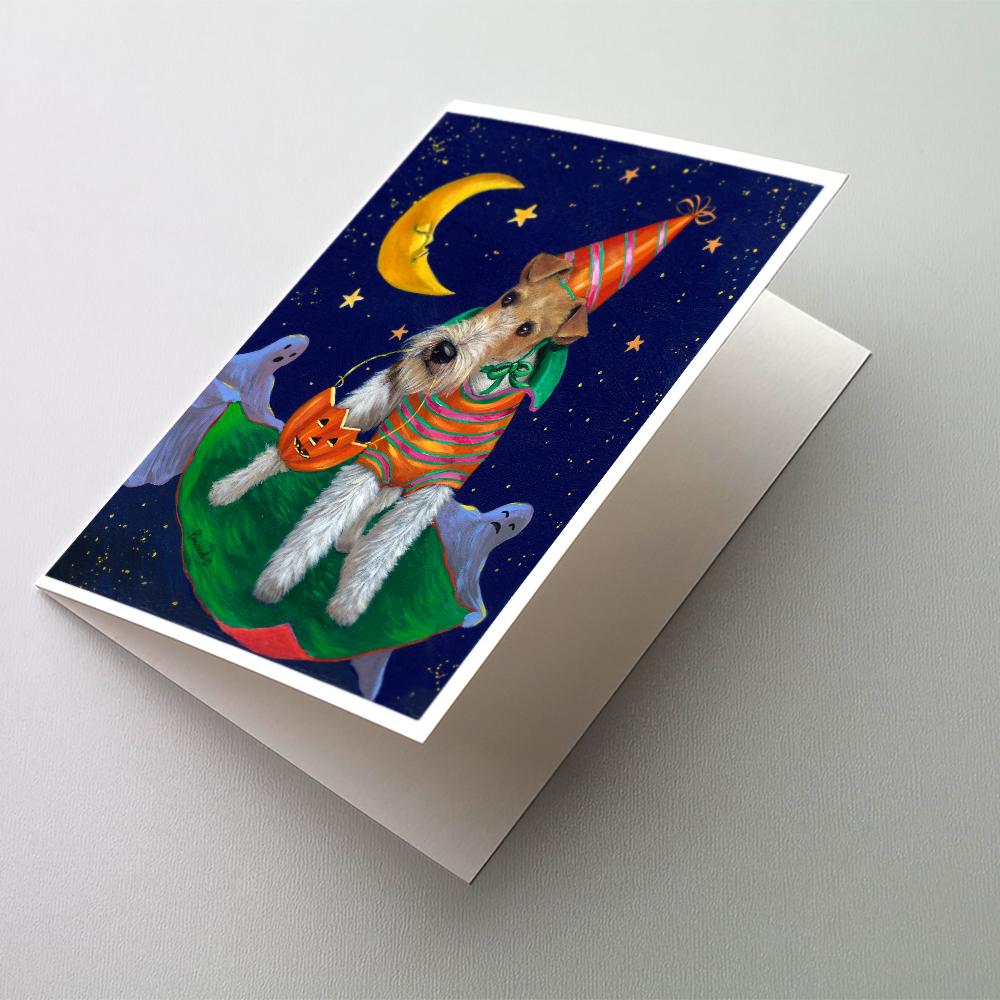 Buy this Fox Terrier Halloween Trick or Treat Greeting Cards and Envelopes Pack of 8