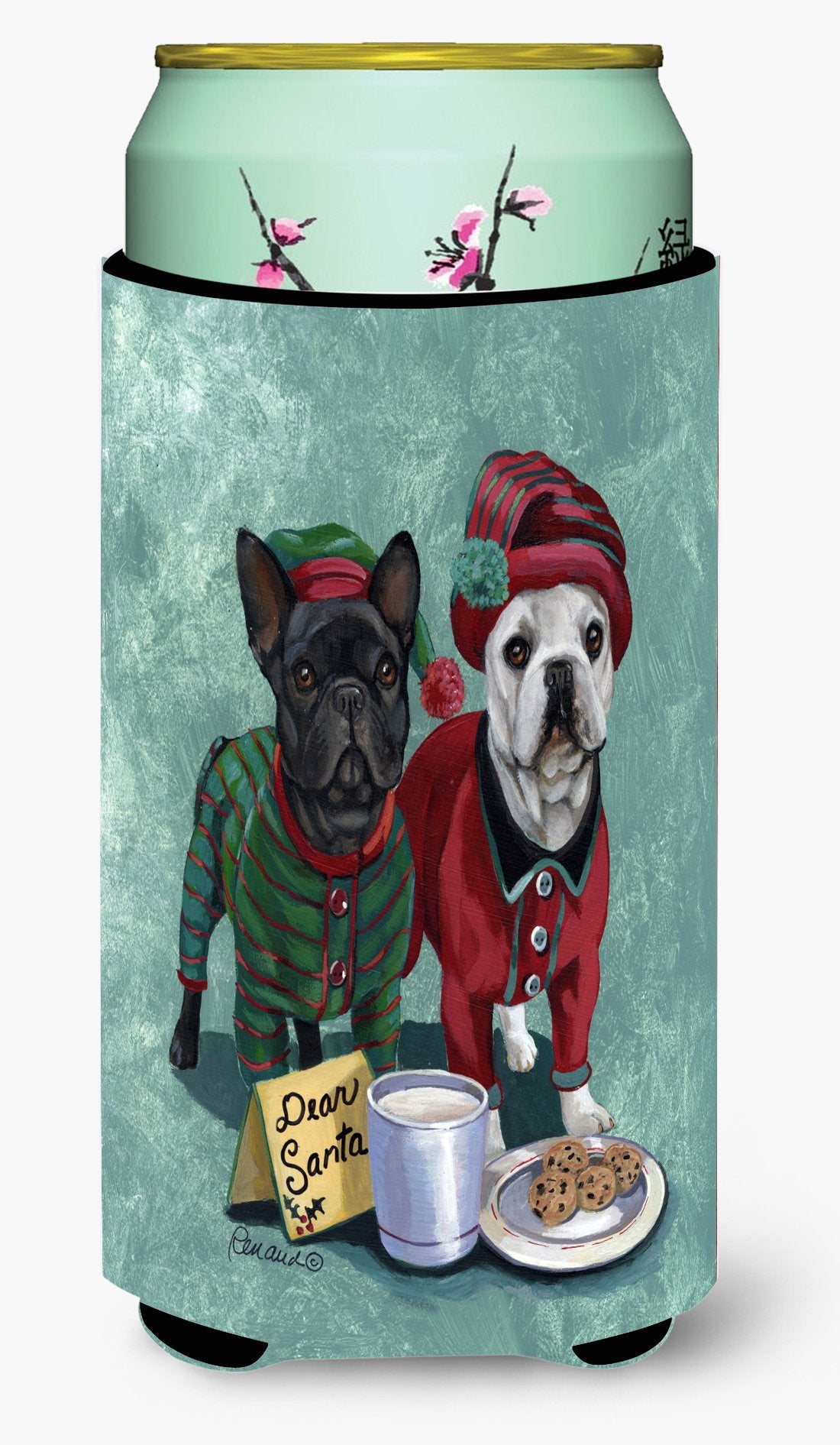 French Bulldog Christmas PJs Tall Boy Hugger PPP3097TBC by Caroline&#39;s Treasures
