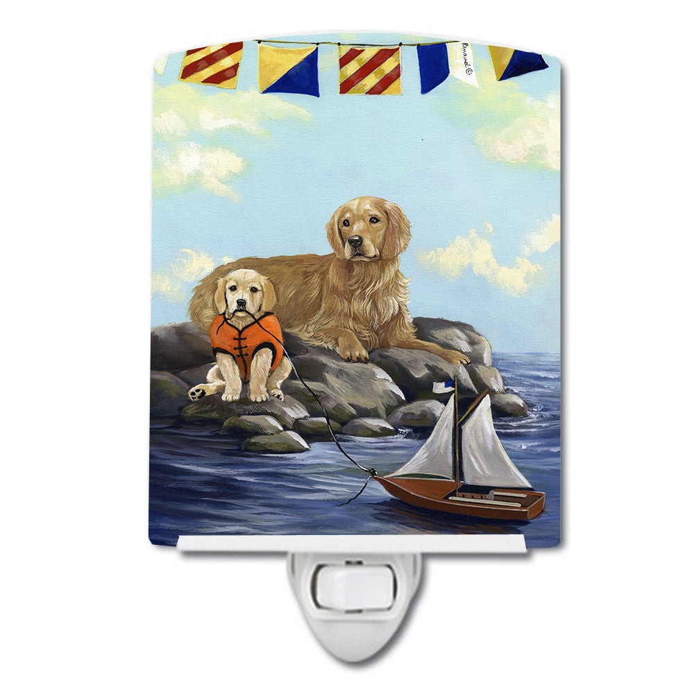 Golden Retriever Retreat Ceramic Night Light PPP3100CNL - the-store.com