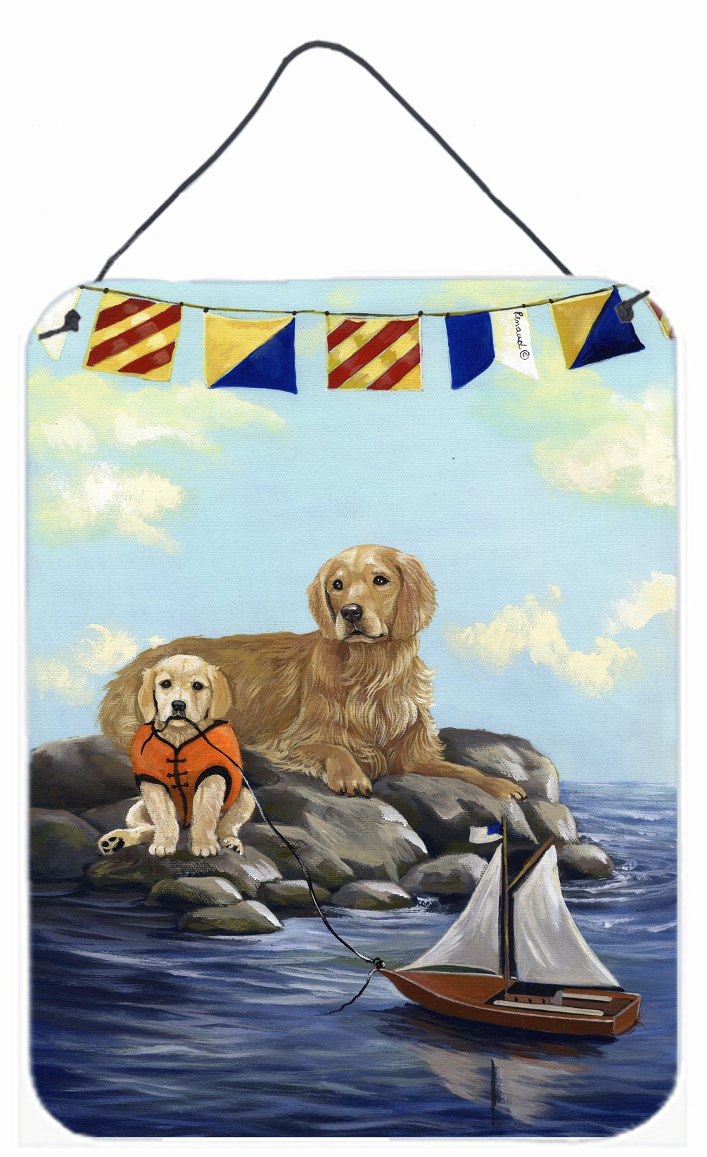 Buy this Golden Retriever Retreat Wall or Door Hanging Prints PPP3100DS1216