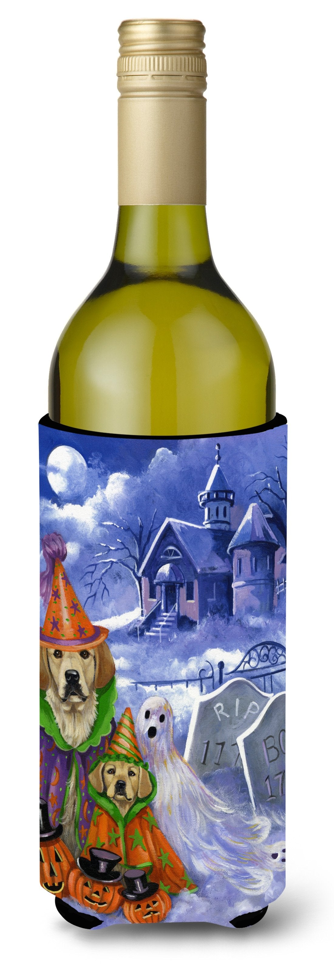 Golden Retriever Halloween Wine Bottle Hugger PPP3102LITERK by Caroline's Treasures