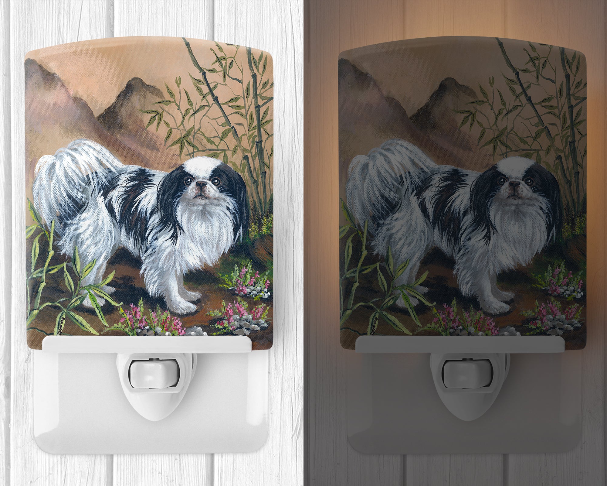 Japanese Chin Ceramic Night Light PPP3109CNL - the-store.com