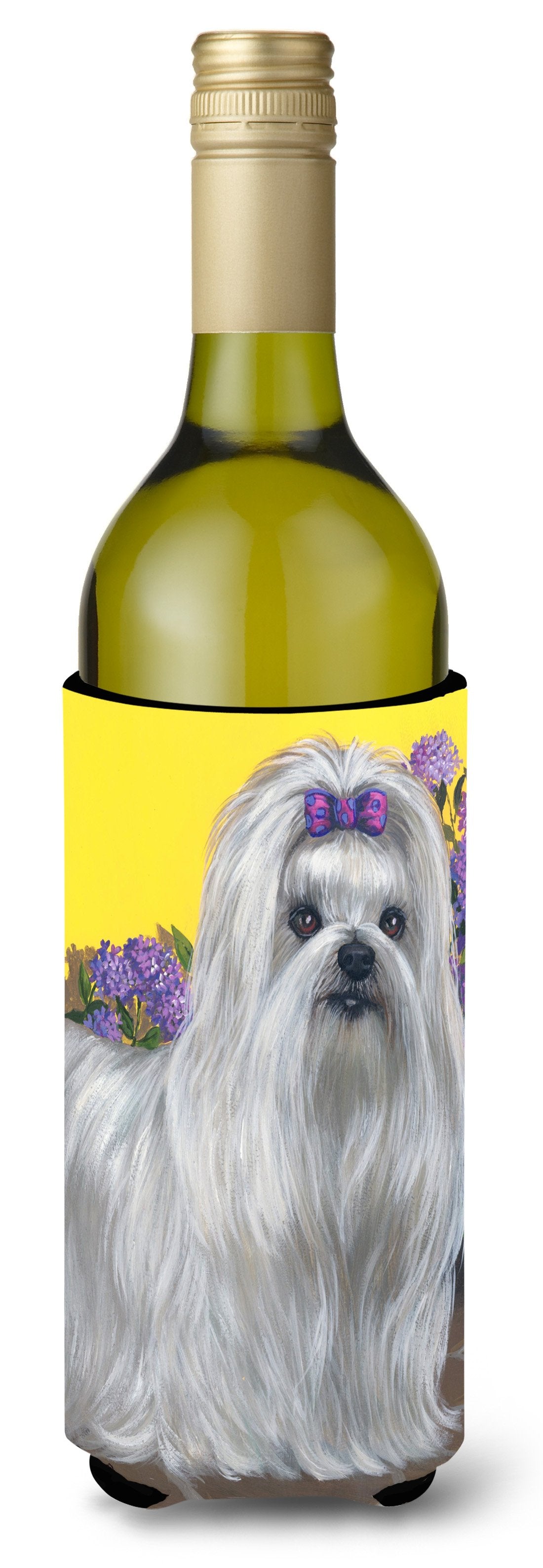 Maltese Patio Princess Wine Bottle Hugger PPP3113LITERK by Caroline's Treasures