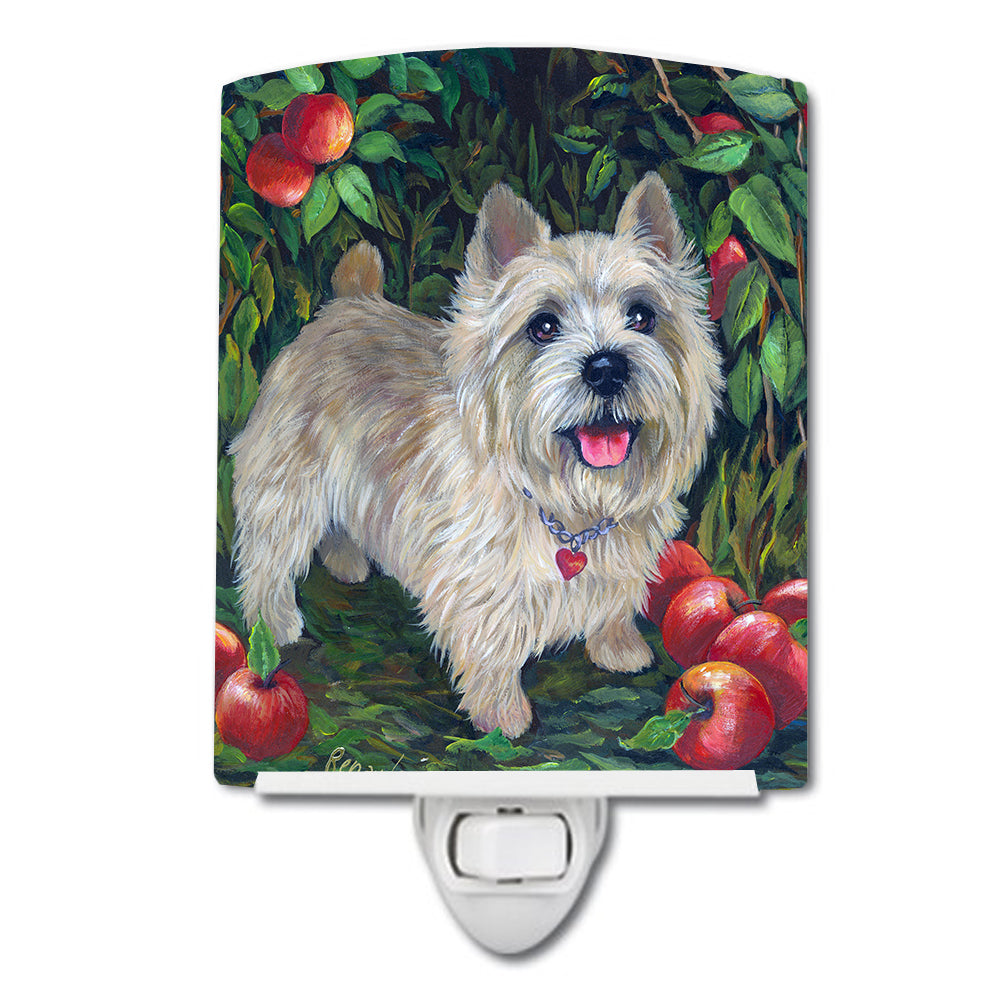 Norwich Terrier Apple Grove Ceramic Night Light PPP3116CNL - the-store.com