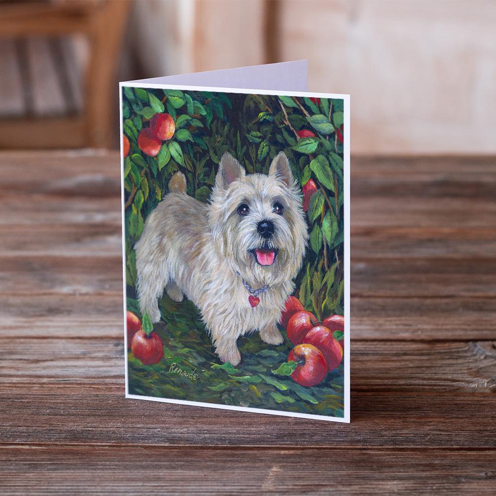 Buy this Norwich Terrier Apple Grove Greeting Cards and Envelopes Pack of 8