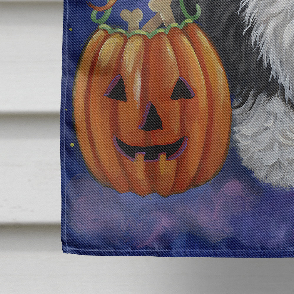 Old English Sheepdog Halloween Flag Canvas House Size PPP3118CHF  the-store.com.