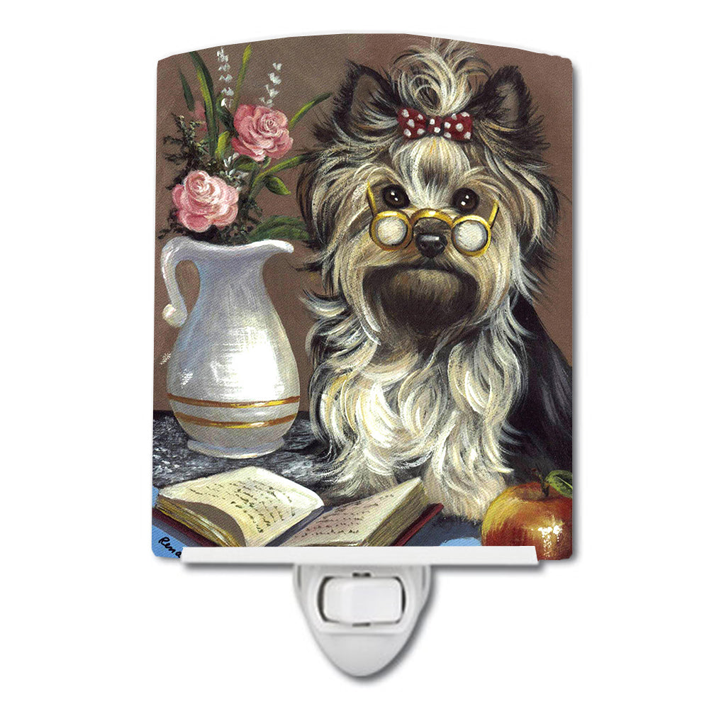 Yorkie Teacher&#39;s Pet Ceramic Night Light PPP3128CNL - the-store.com