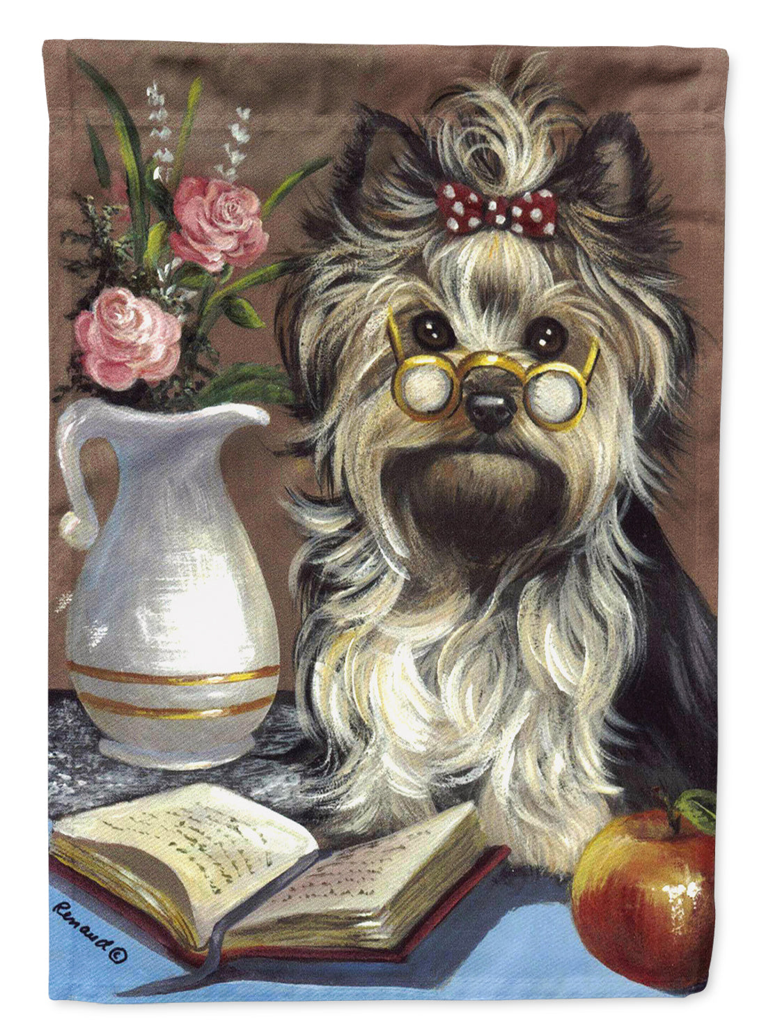 Yorkie Teacher&#39;s Pet Flag Garden Size PPP3128GF  the-store.com.