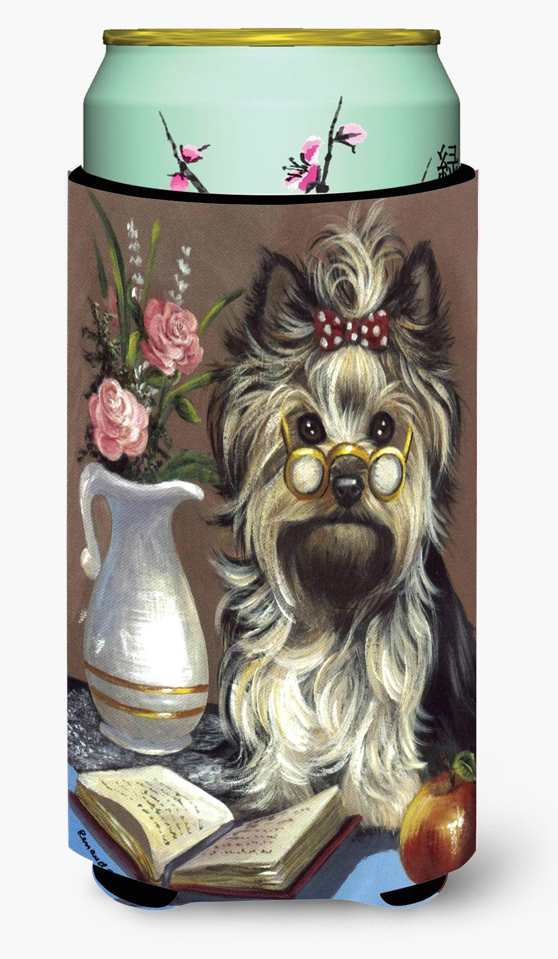 Yorkie Teacher's Pet Tall Boy Hugger PPP3128TBC by Caroline's Treasures