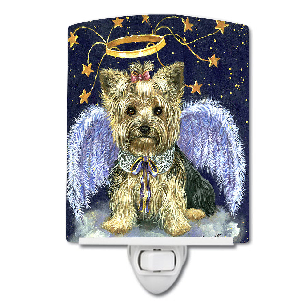 Yorkie Christmas Family Tree Ceramic Night Light PPP3131CNL - the-store.com