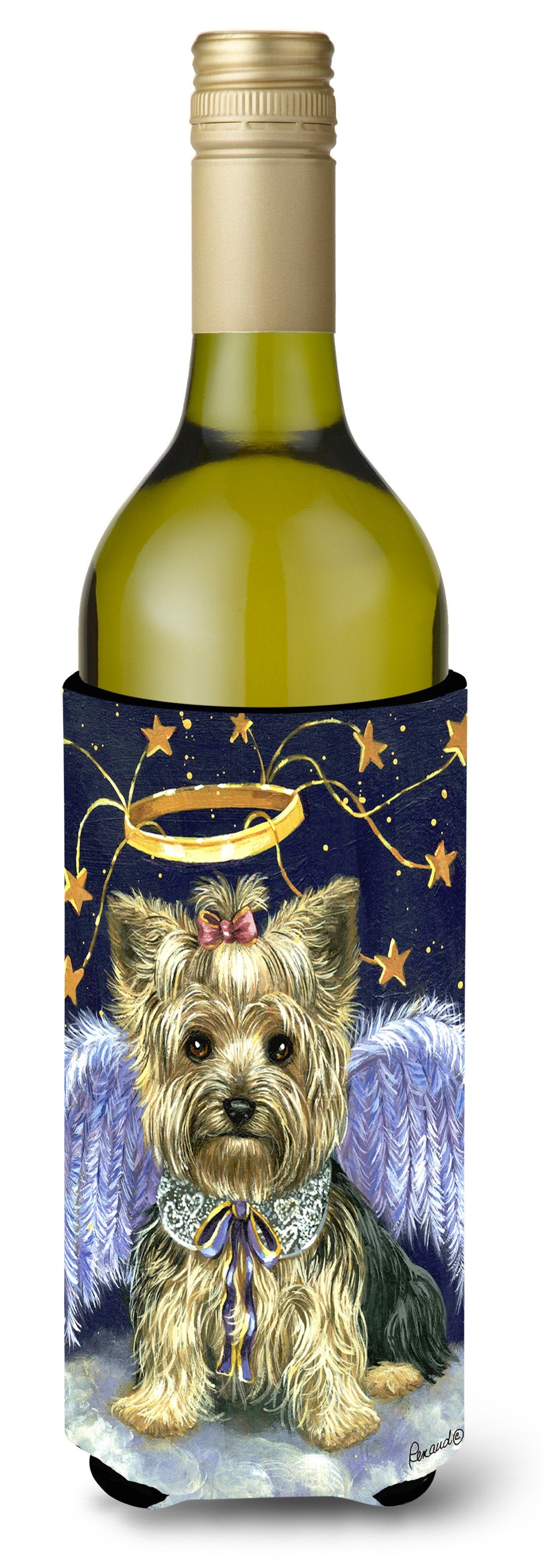 Yorkie Christmas Family Tree Wine Bottle Hugger PPP3131LITERK by Caroline&#39;s Treasures