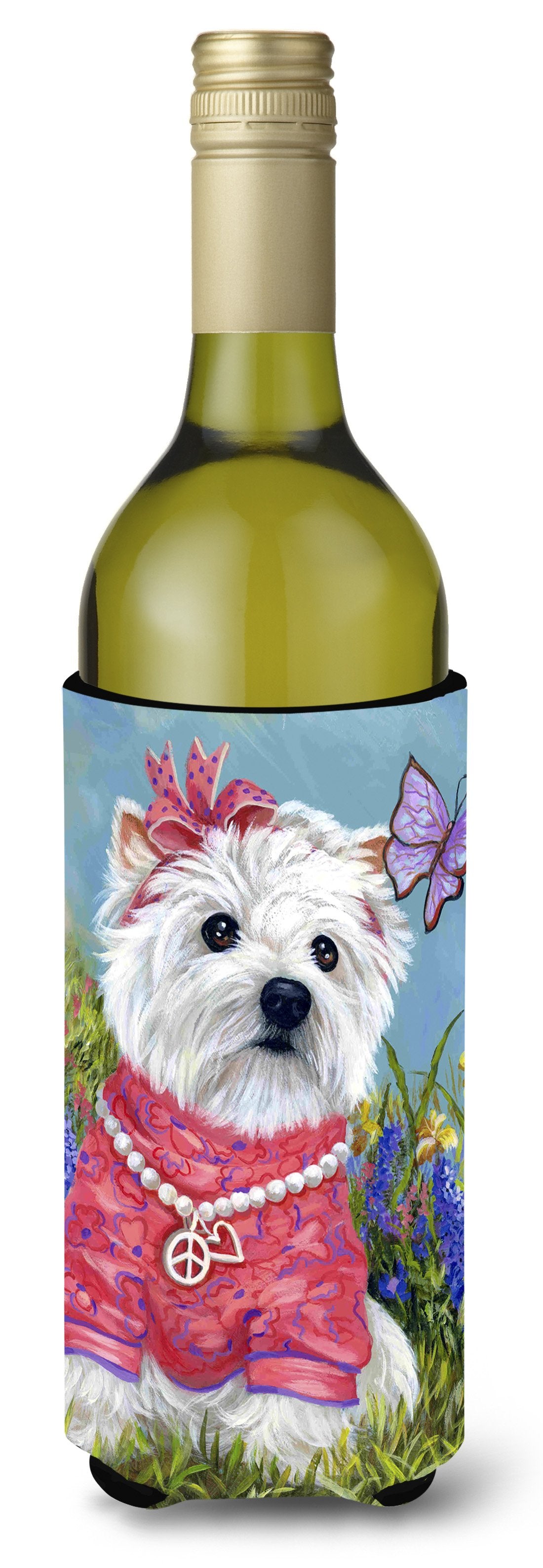 Westie Springtime Wine Bottle Hugger PPP3132LITERK by Caroline's Treasures