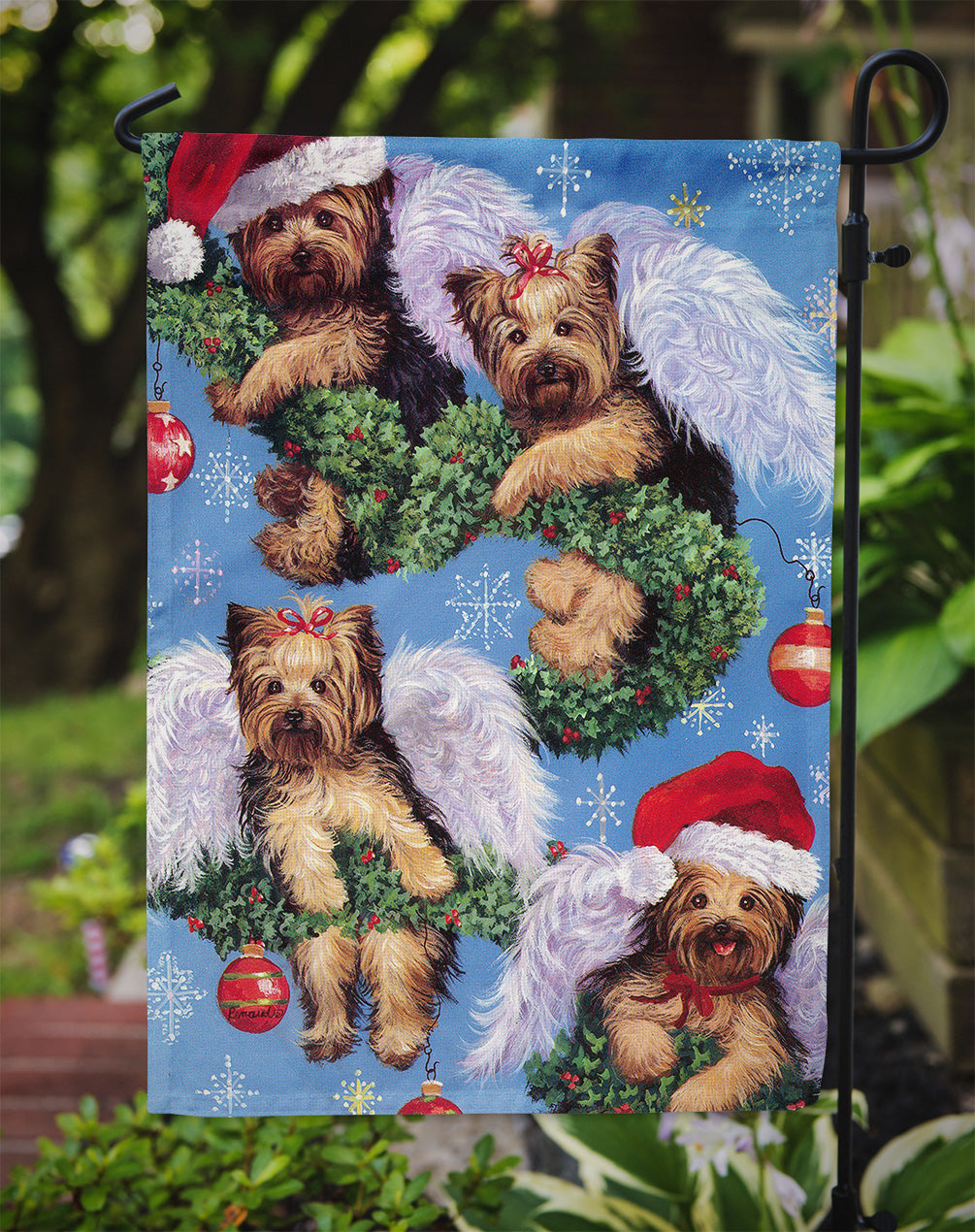 Yorike Christmas Angels Everywhere Flag Garden Size PPP3134GF  the-store.com.