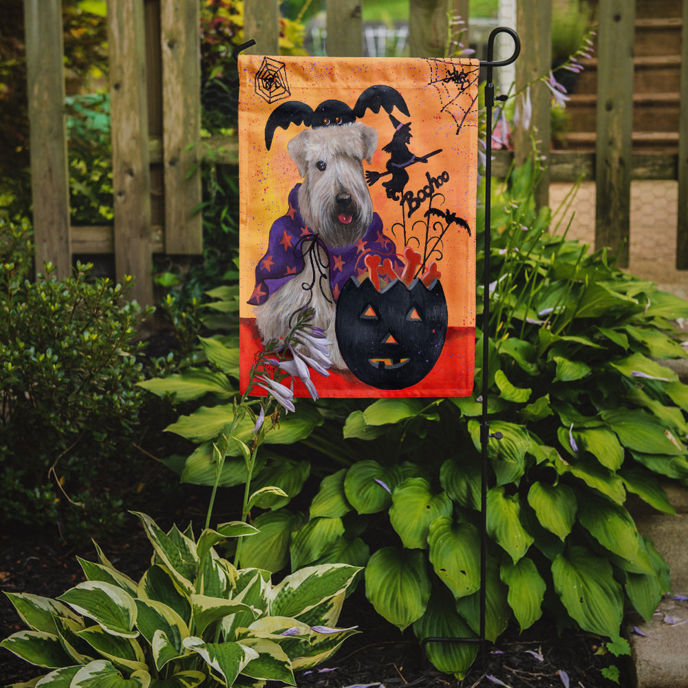 Wheaten Terrier Halloween Flag Garden Size PPP3136GF  the-store.com.