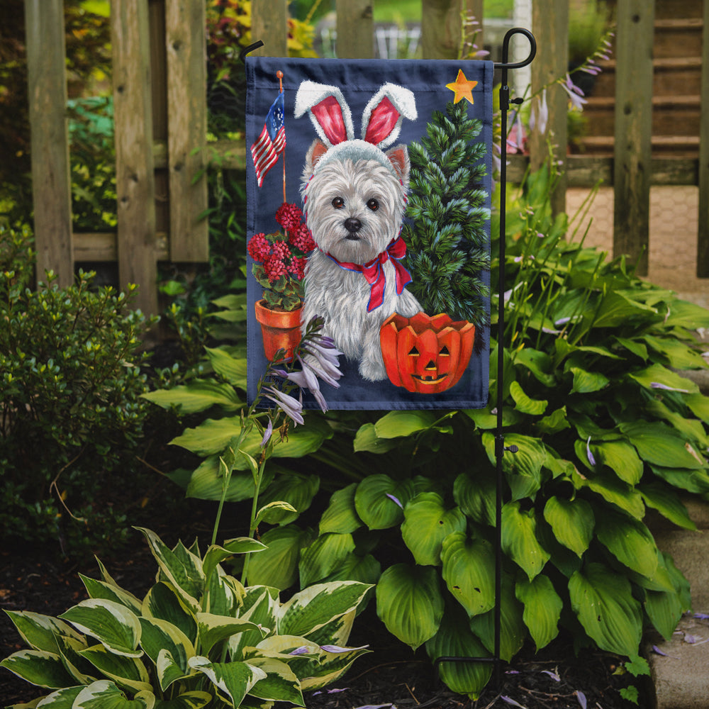 Westie for All Seasons Flag Garden Size PPP3137GF  the-store.com.