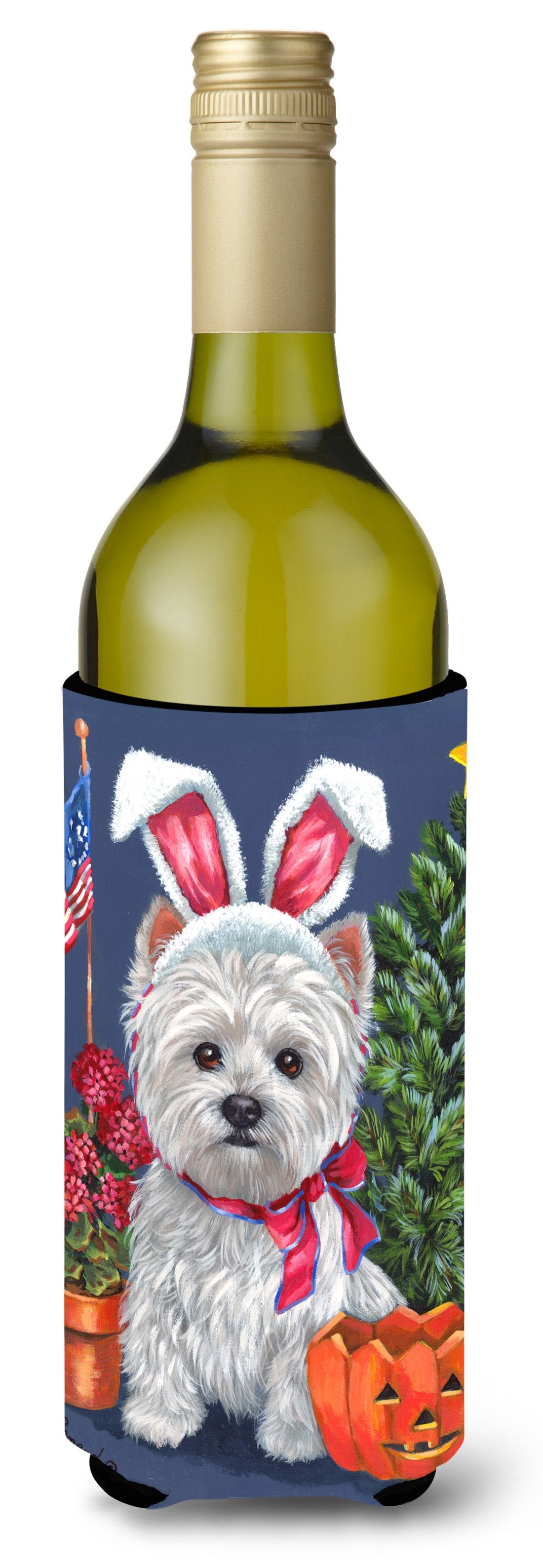 Westie for All Seasons Wine Bottle Hugger PPP3137LITERK by Caroline's Treasures