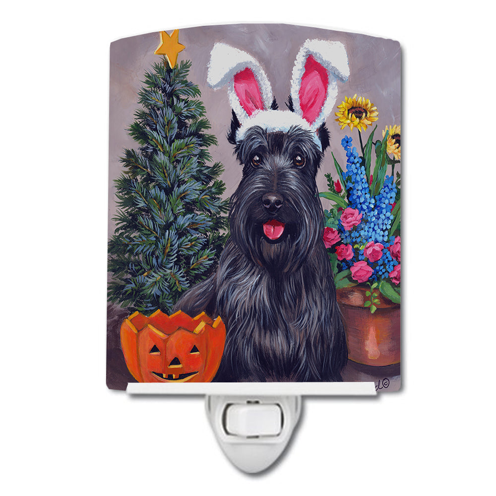 Scottish Terrier Scottie for All Seasons Ceramic Night Light PPP3138CNL - the-store.com