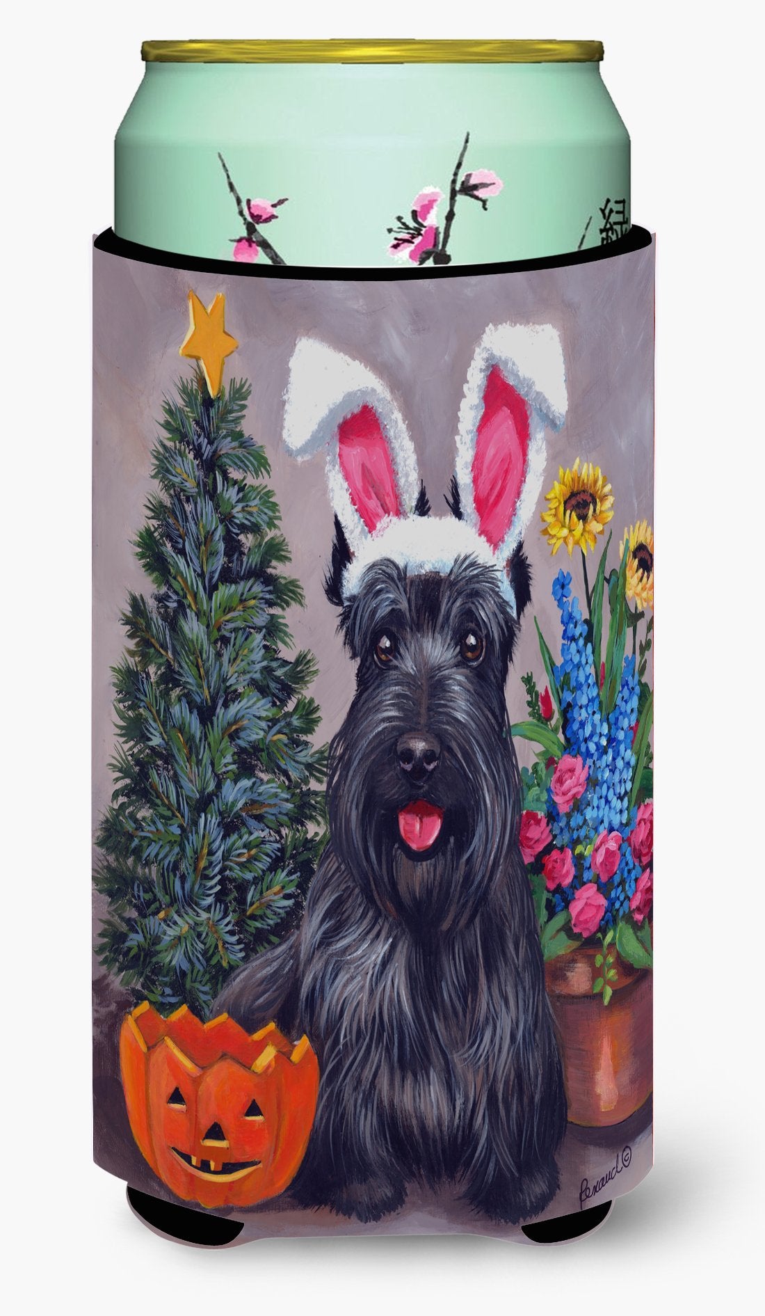 Scottish Terrier Scottie for All Seasons Tall Boy Hugger PPP3138TBC by Caroline&#39;s Treasures