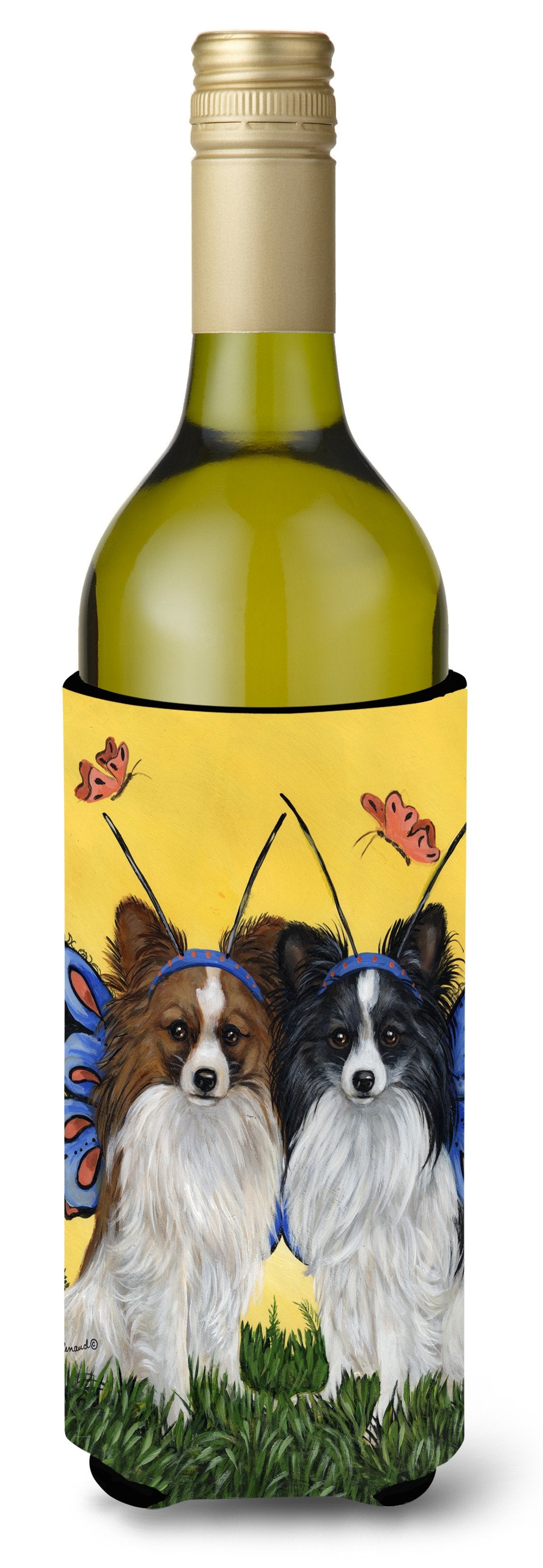 Papillon Butterflies Wine Bottle Hugger PPP3143LITERK by Caroline's Treasures