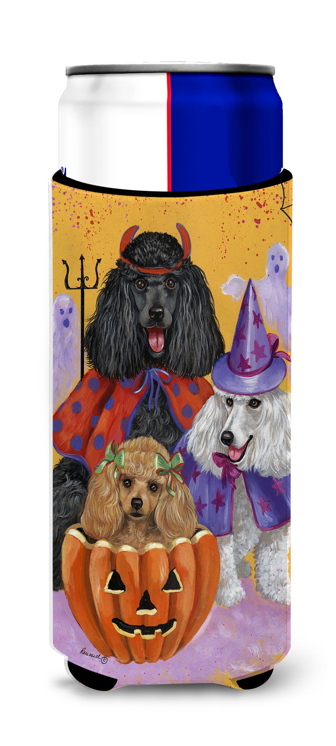 Poodle Halloween Ultra Hugger for slim cans PPP3146MUK  the-store.com.