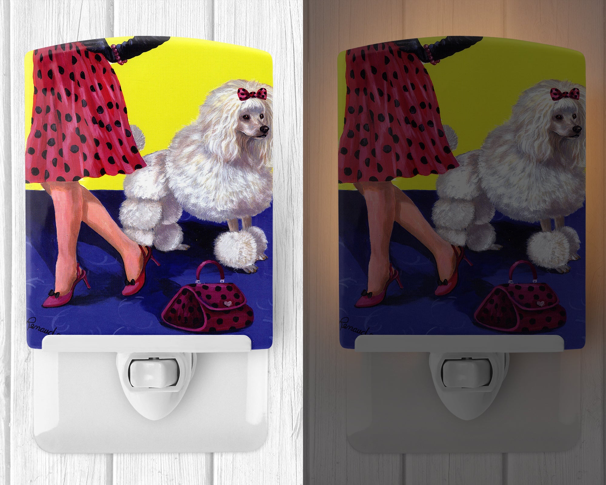 Poodle High Maintenance Ceramic Night Light PPP3147CNL - the-store.com