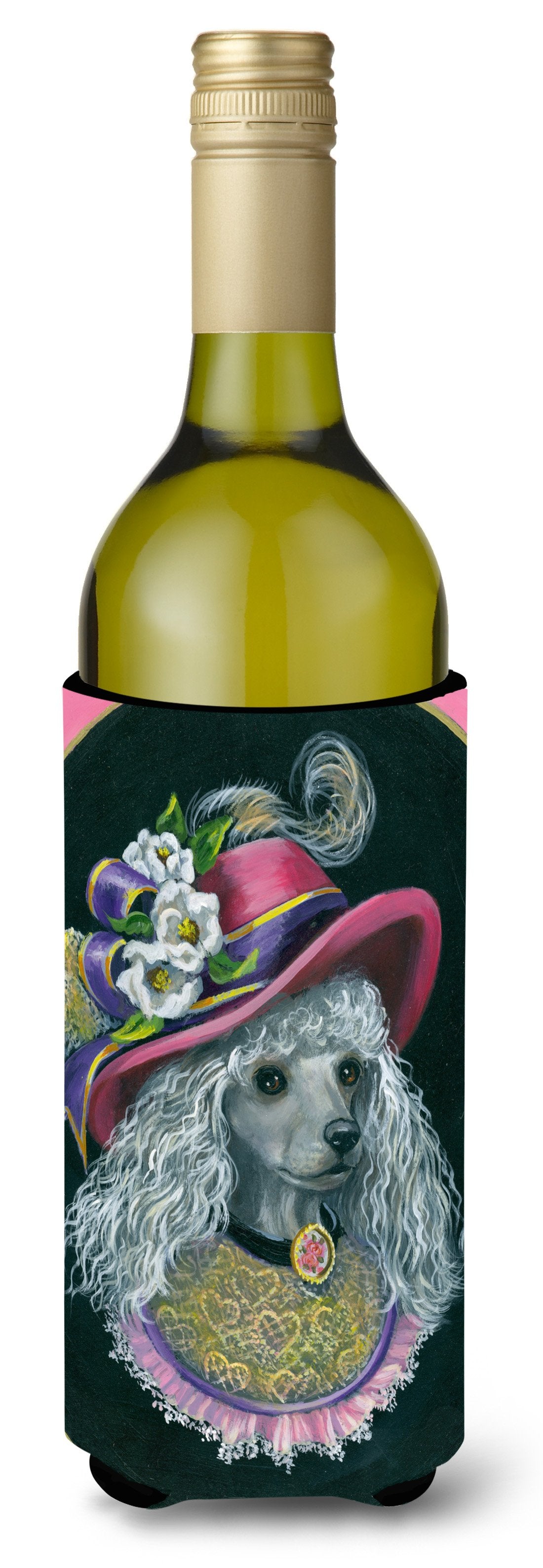 Poodle Lady Alexandria Wine Bottle Hugger PPP3148LITERK by Caroline's Treasures