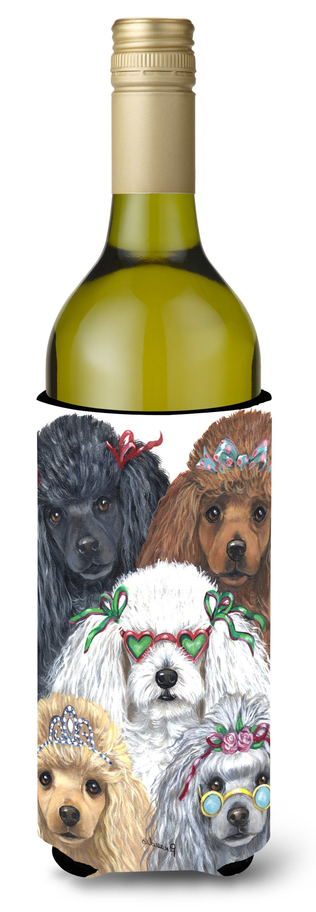 Poodle Oodles Wine Bottle Hugger PPP3149LITERK by Caroline's Treasures