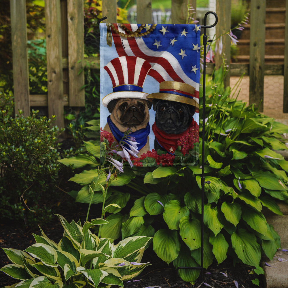 Pug USA Flag Garden Size PPP3154GF  the-store.com.