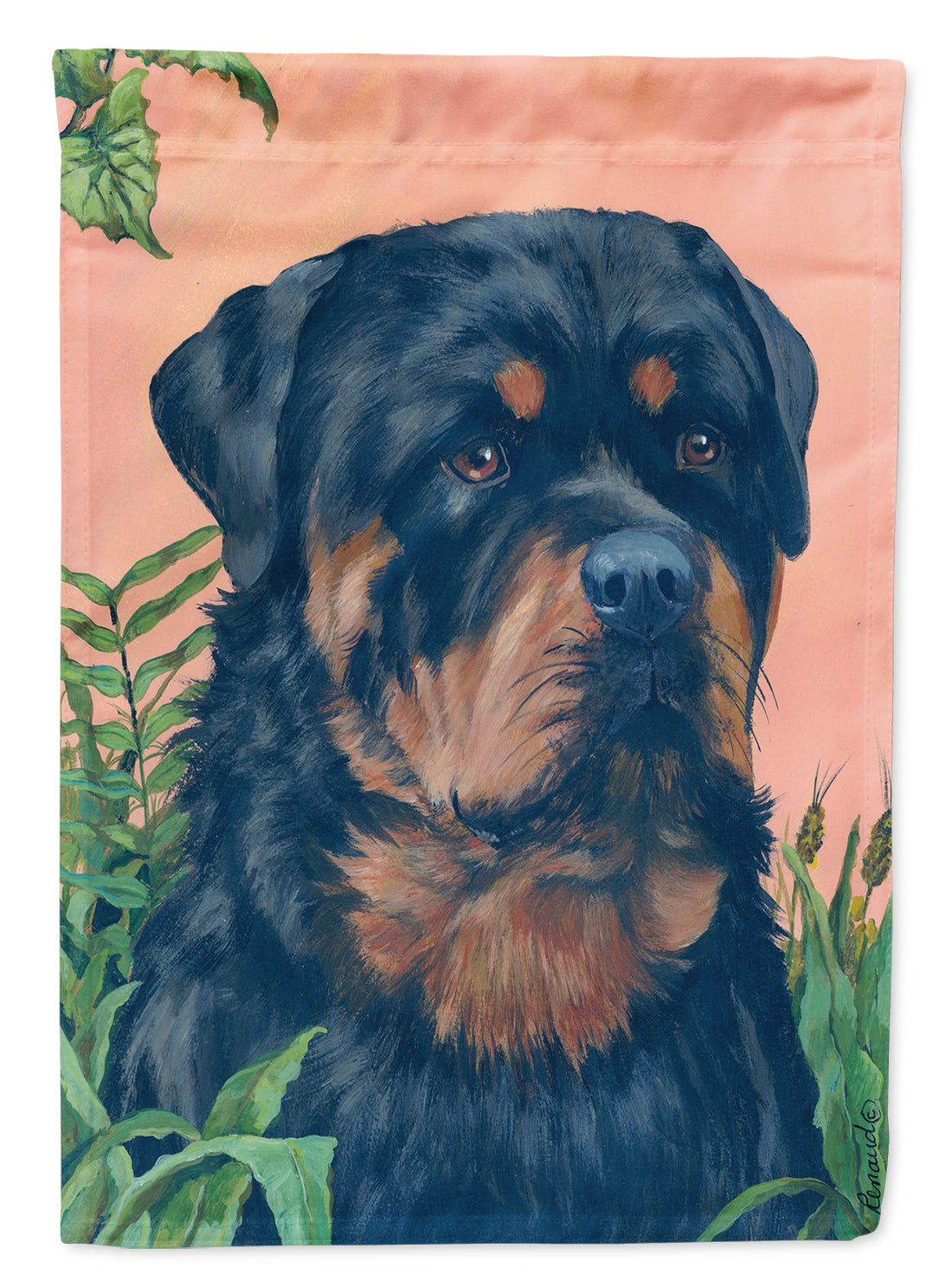 Rottweiler Flag Garden Size PPP3156GF  the-store.com.