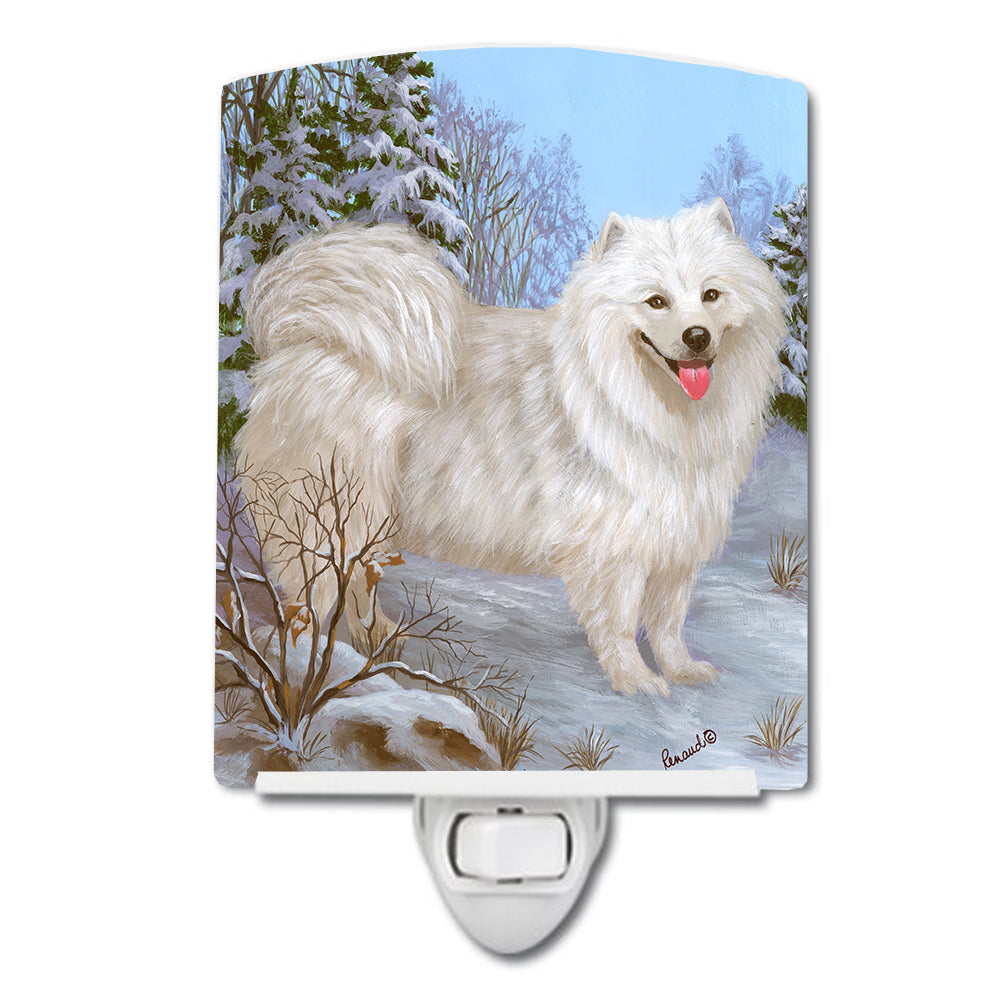 Samoyed Happiness Ceramic Night Light PPP3157CNL - the-store.com