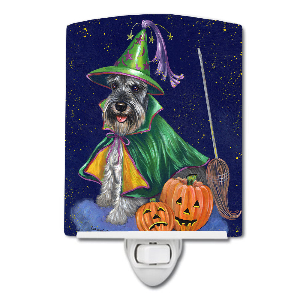 Schnauzer Halloween Good Witch Ceramic Night Light PPP3159CNL - the-store.com