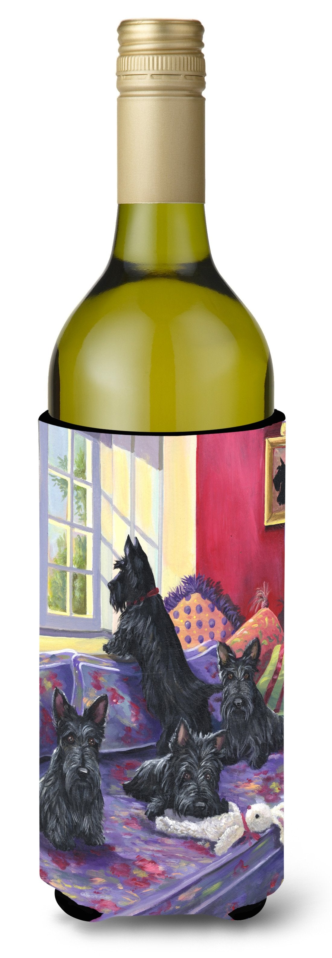 Scottie Daybed Wine Bottle Hugger PPP3175LITERK by Caroline's Treasures