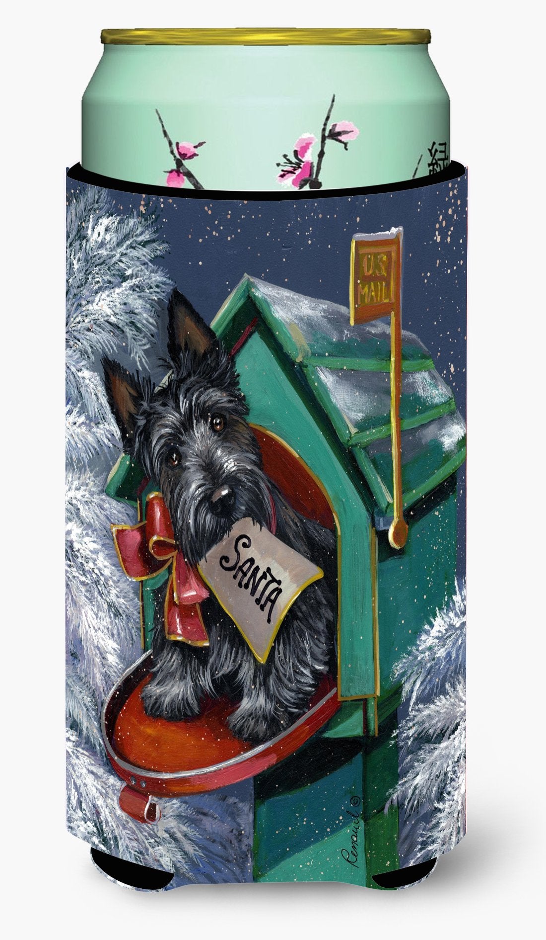 Scottie Christmas Letter to Santa Tall Boy Hugger PPP3178TBC by Caroline's Treasures