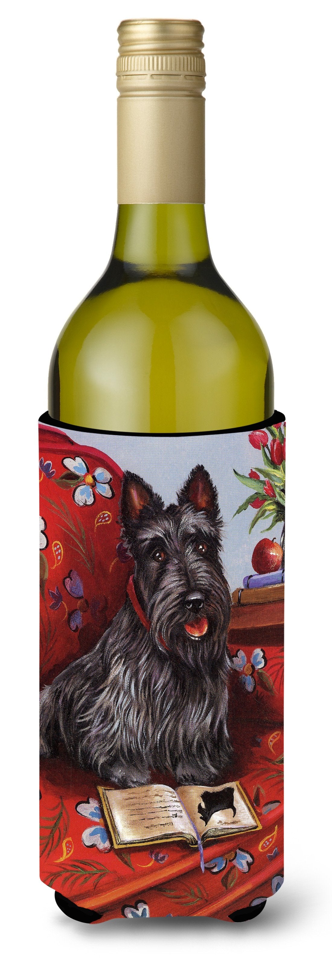 Scottie Lil Einstein Wine Bottle Hugger PPP3179LITERK by Caroline's Treasures