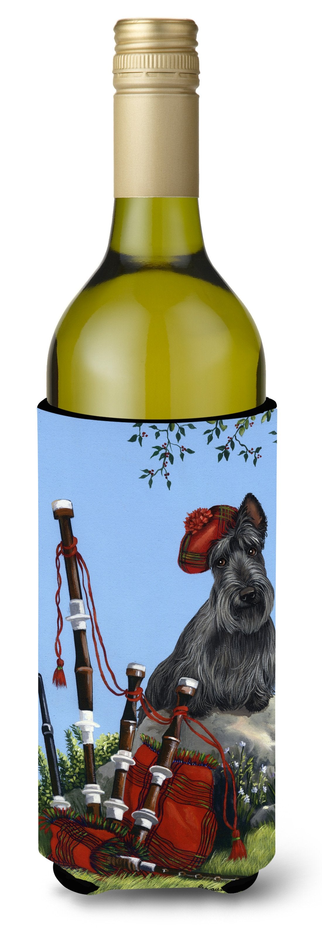 Scottie Piper Wine Bottle Hugger PPP3180LITERK by Caroline's Treasures